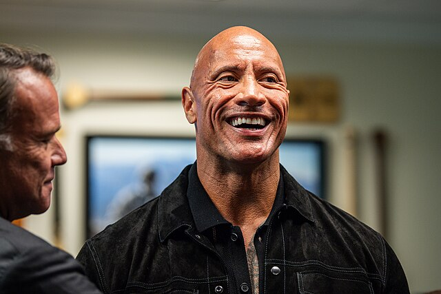 Dwayne Johnson visits Apalachee High school students